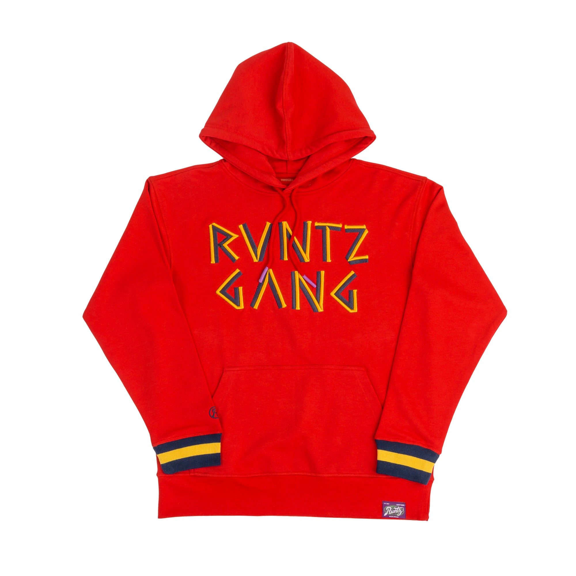 CHISELED RUNTZ HOODIE - WASHED RED – RuntzWorldWide