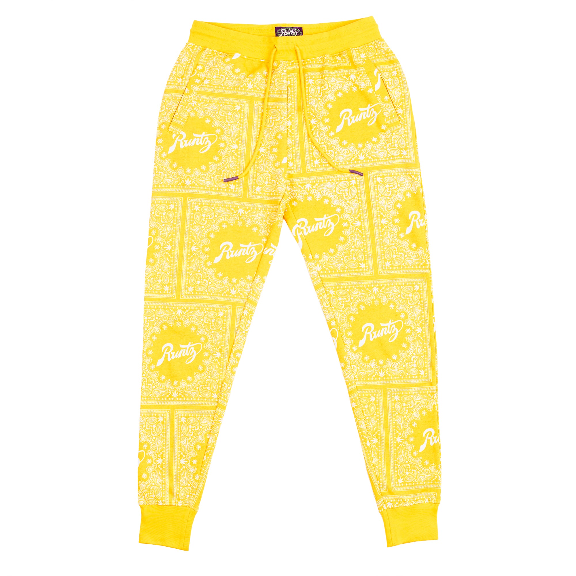 RUNTZ BANDANA JOGGER - YELLOW – RuntzWorldWide