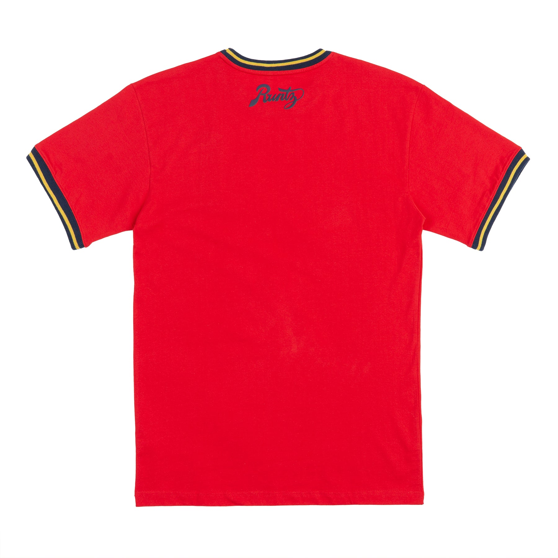 CHISELED RUNTZ SS KNIT T-SHIRT - WASHED RED – RuntzWorldWide