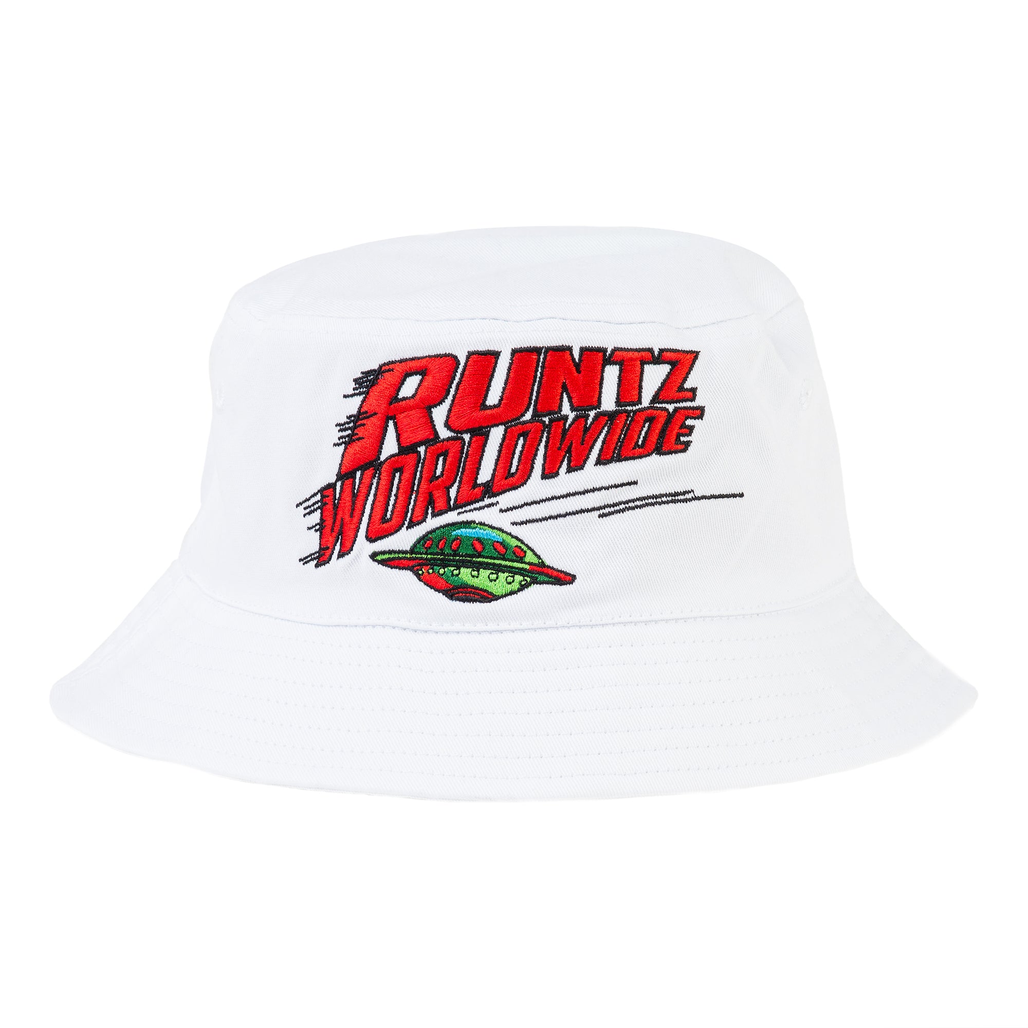 Snowcap Runtz RUNTZ SIGHTINGS BUCKET HAT - WHITE – RuntzWorldWide