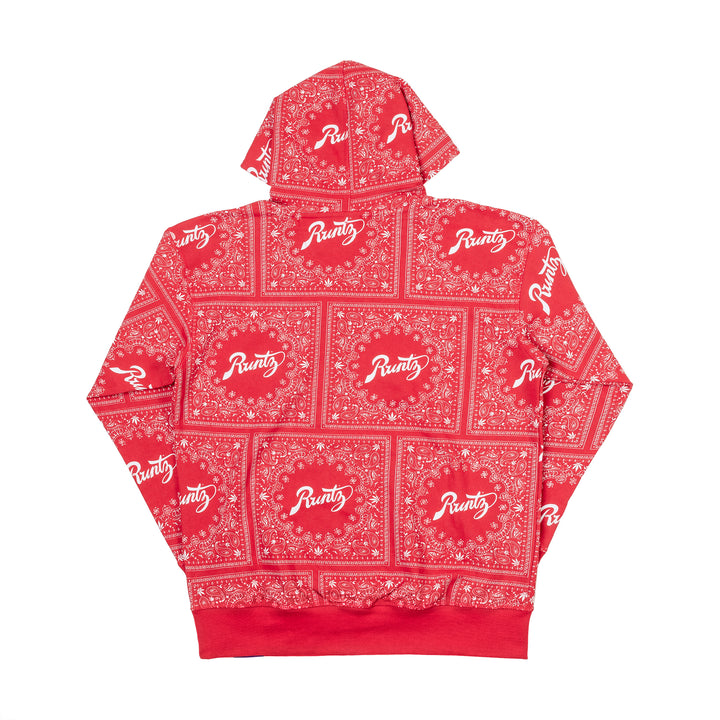 RUNTZ BANDANA HOODIE - RED – RuntzWorldWide