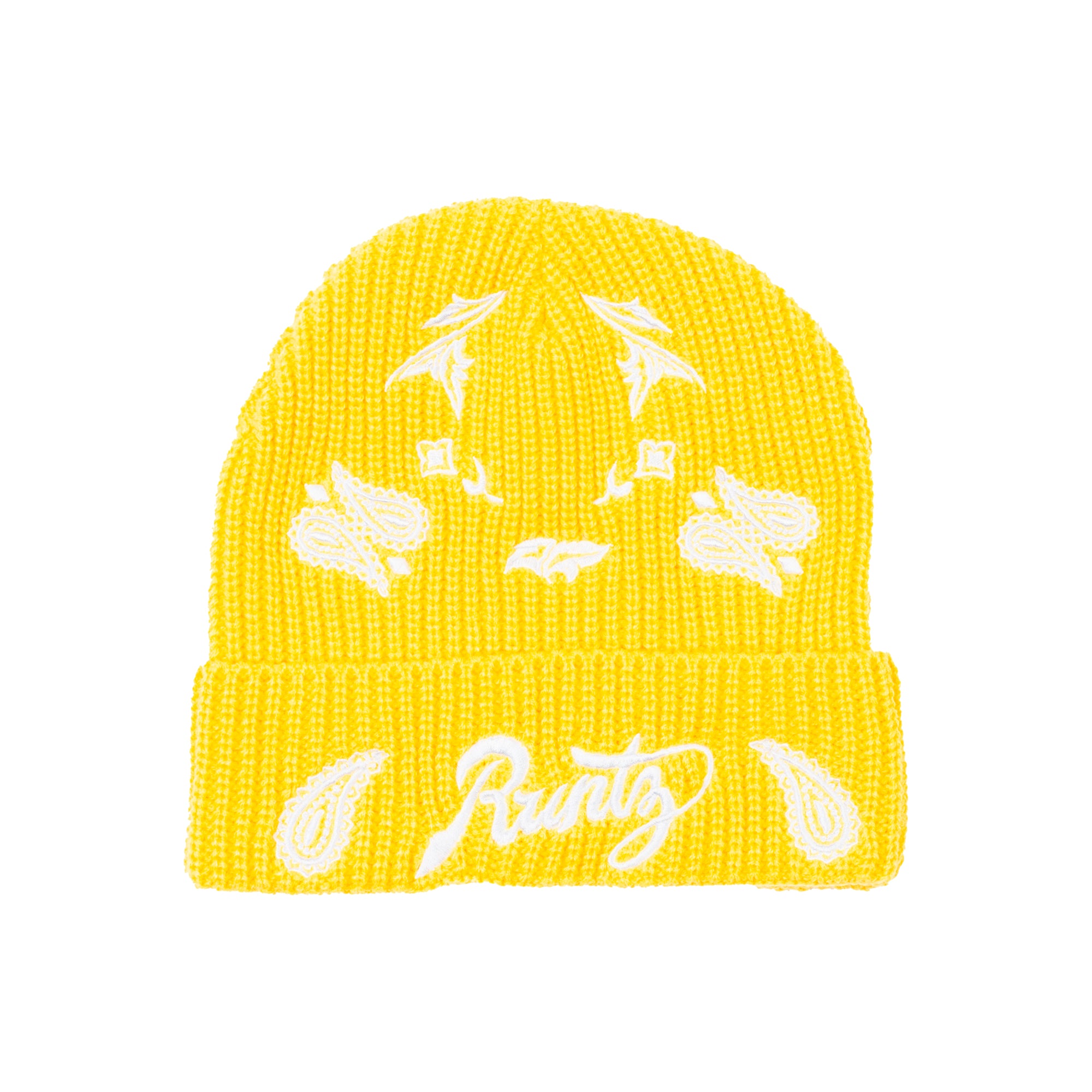 RUNTZ BANDANA BEANIE - YELLOW – RuntzWorldWide